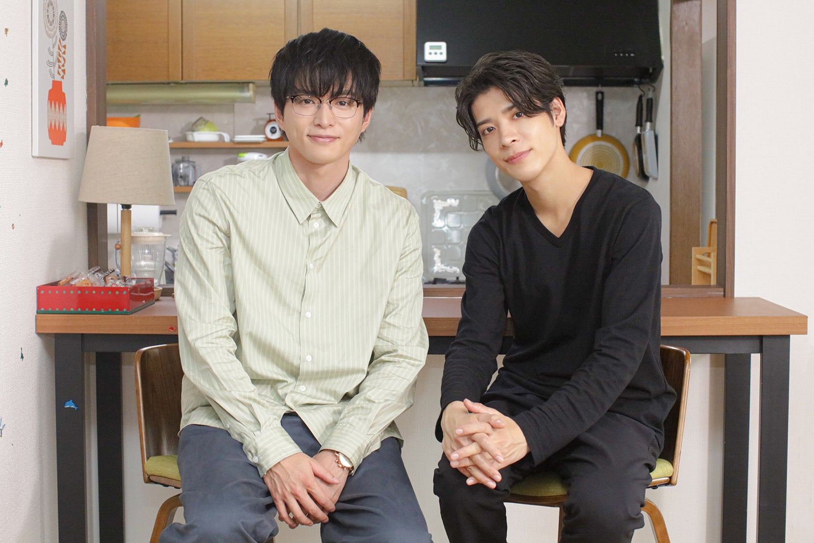 白洲迅、松島聡「パパと親父のウチご飯」（C）テレビ朝日