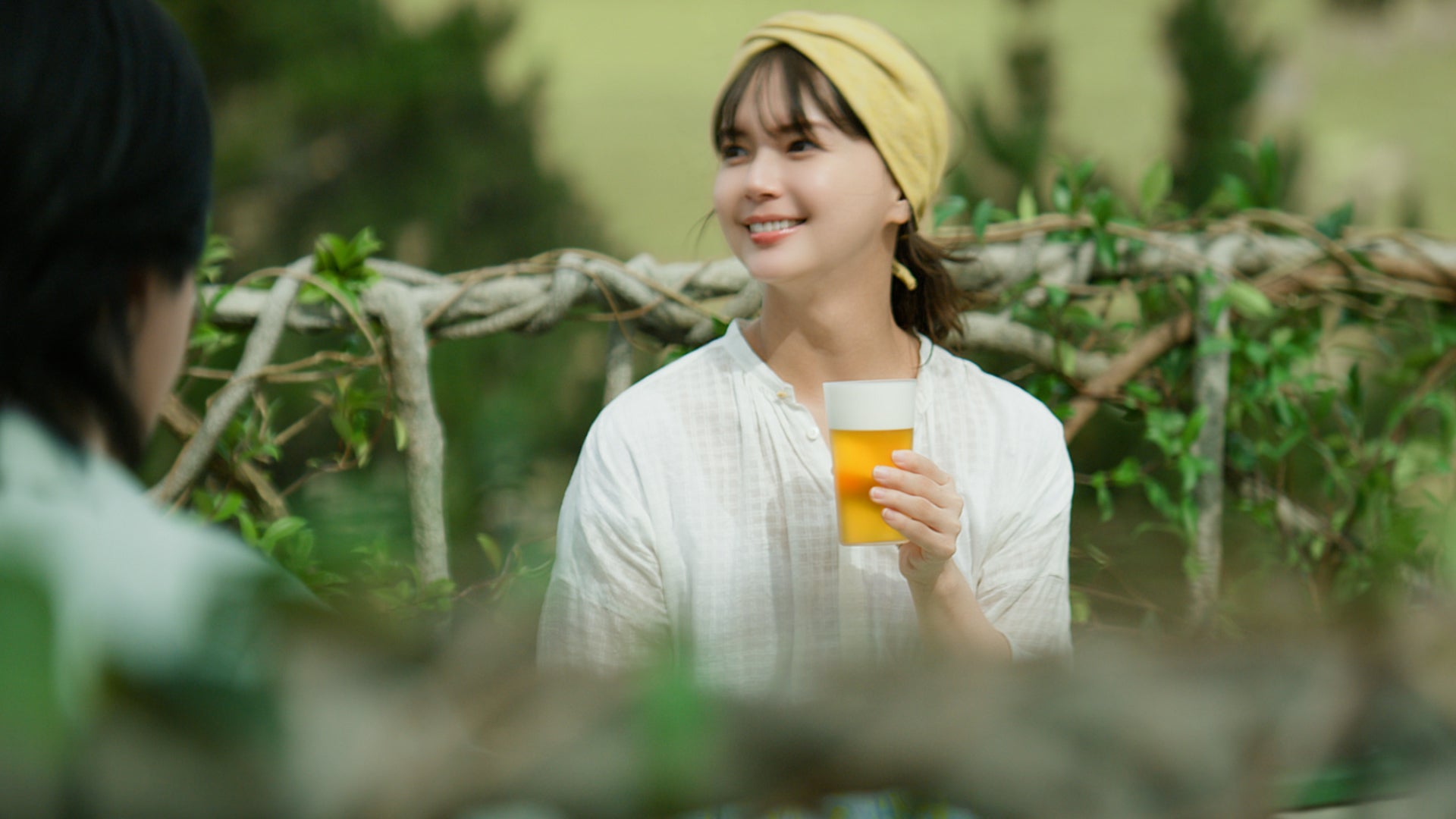 多部未華子／TVCM「GREEN JUKEBOX 始篇」より（提供写真）