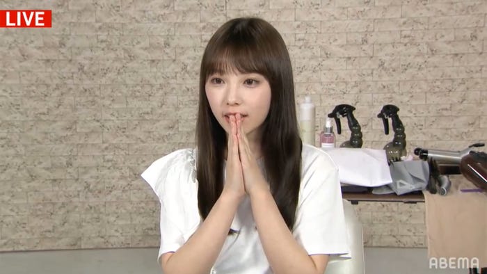 カット前の与田祐希(C)AbemaTV,Inc.