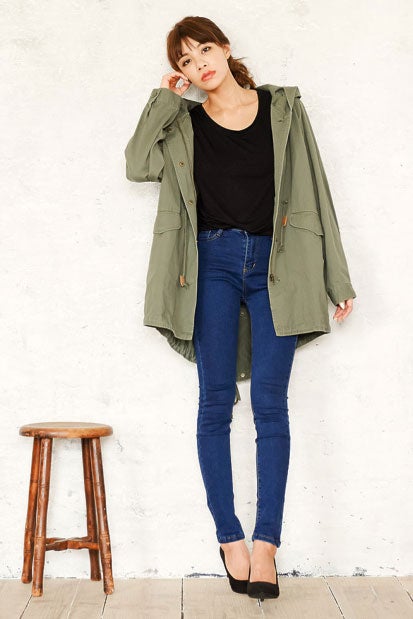 シンプルミリタリーモッズコート「Re:EDIT by GALSTAR」5,698円（税込）／画像提供：Re:EDIT by GALSTAR