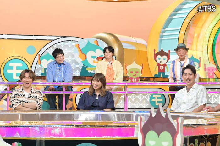 (上段左上から時計回りに)近藤春菜、箕輪はるか、笹野高史、小泉孝太郎、川口春奈、EXILE NAOTO(C)TBS