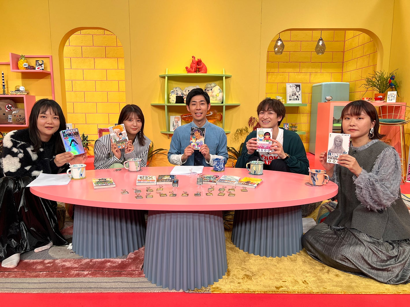 （左から）イワクラ、関有美子、森本晋太郎、宮田俊哉、吉住（C）テレビ朝日