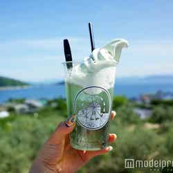 オリーブサイダーフロート¥420(C)モデルプレス