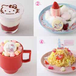 限定カフェメニュー(C)’76,’79,’82,’85,’88,’89,’90,’93,’96,’01,’19 SANRIO CO.,LTD.(C)TOKYO-SKYTREE