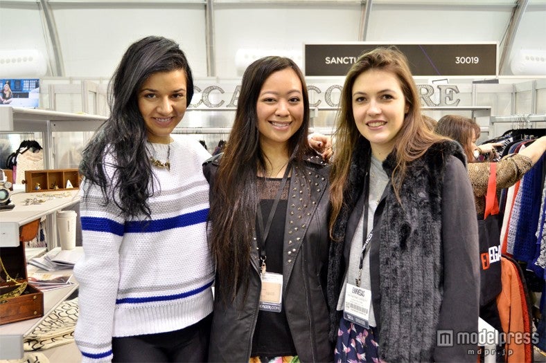 「LUCCA COUTURE（ルカクチュール）」のプレス担当者（「MAGIC」2013S／Sにて）