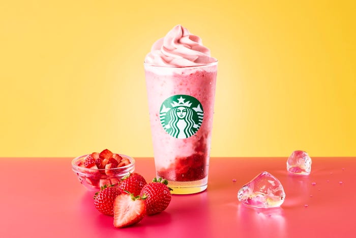 既に販売済みのMy フルーツ3 フラペチーノ(R) ストロベリー/提供画像