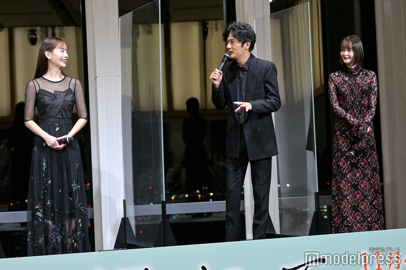 中村ゆり、稲垣吾郎、玉城ティナ （C）モデルプレス