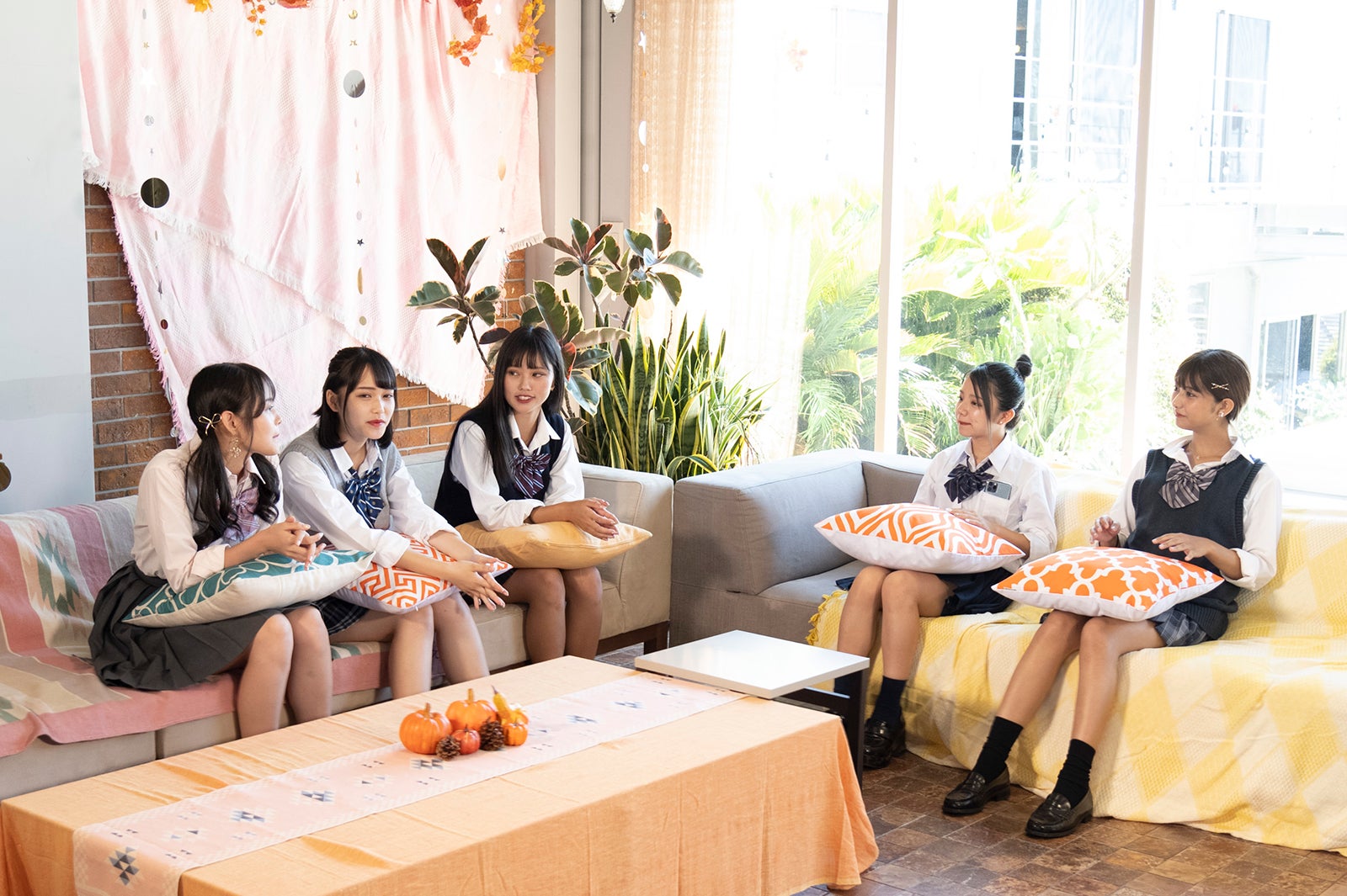 れいあ、あやの、るな、りの、みらい「今日、好きになりました。-金木犀編-」第4話より（C）ABEMA