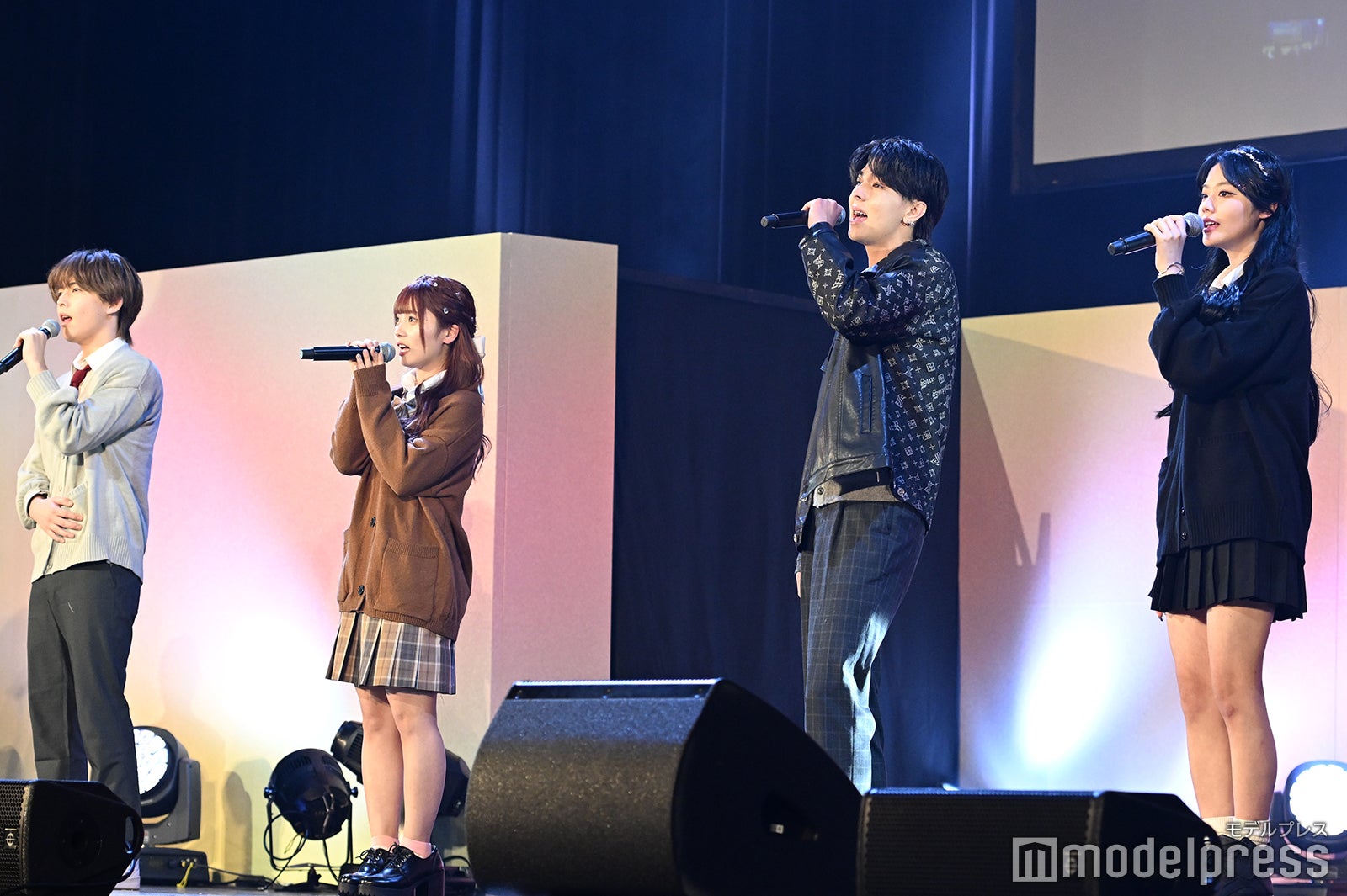 國本陽斗、実熊瑠琉、久保田燦、平松想乃（C）モデルプレス