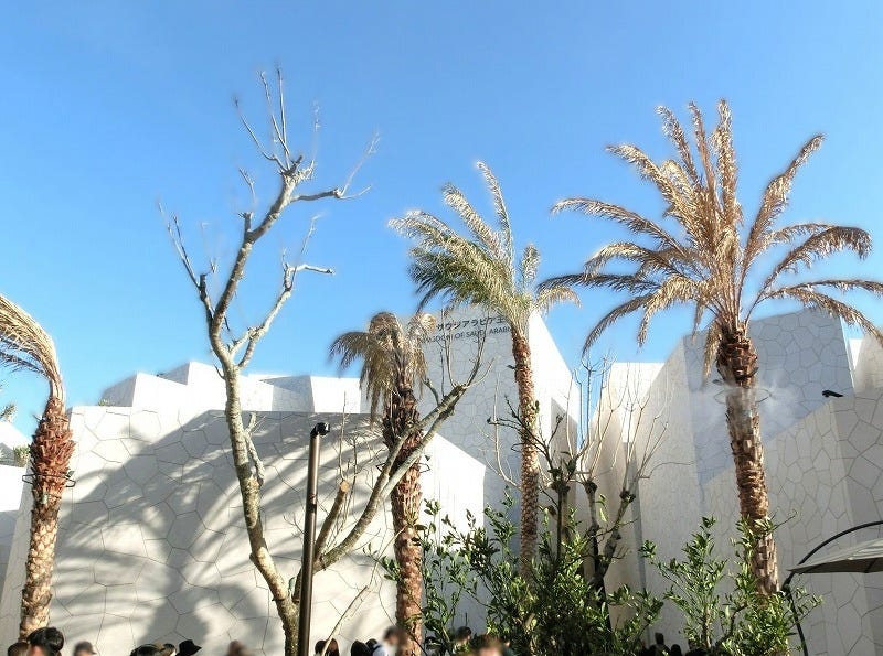 大阪・関西万博のサウジアラビア館。万博のレガシーは2030年、大阪からリヤドへ!