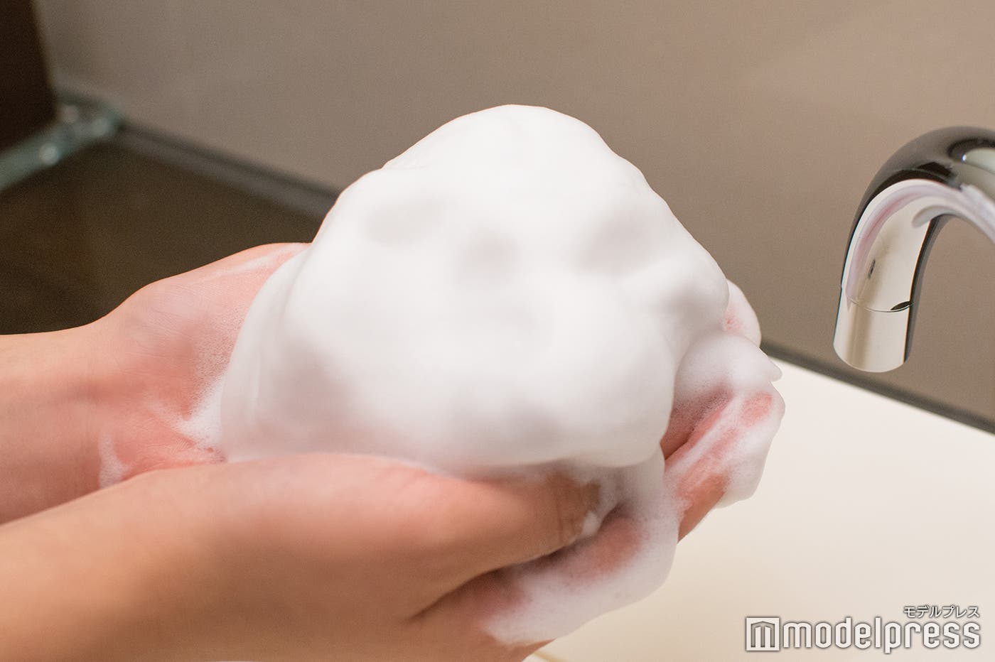 濃密なもこもこ泡に癒されたい(C)モデルプレス