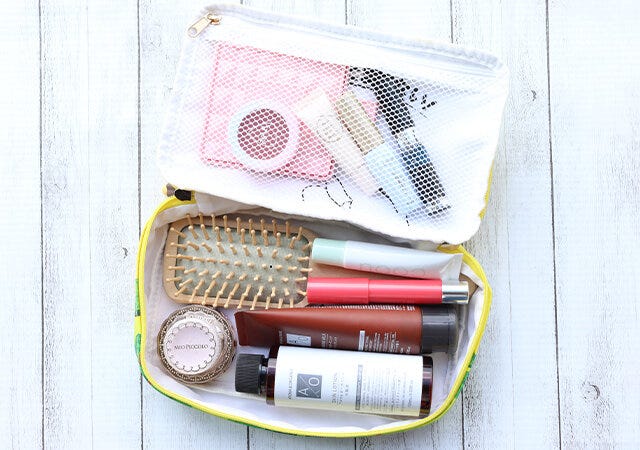 きのこの山パッケージ再現ポーチメッシュポケット