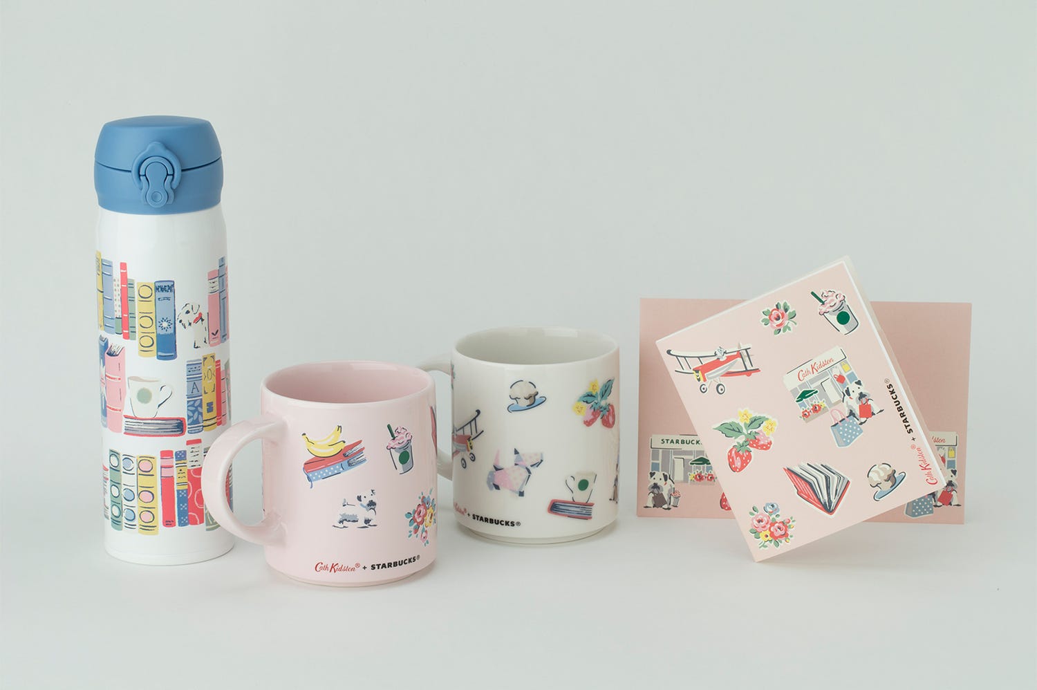 スタバ、日本限定“Cath Kidston”コラボグッズが数量限定で初登場