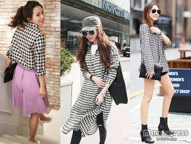 “黒ギンガム”が使える！可愛い系もカジュアル系も自由自在