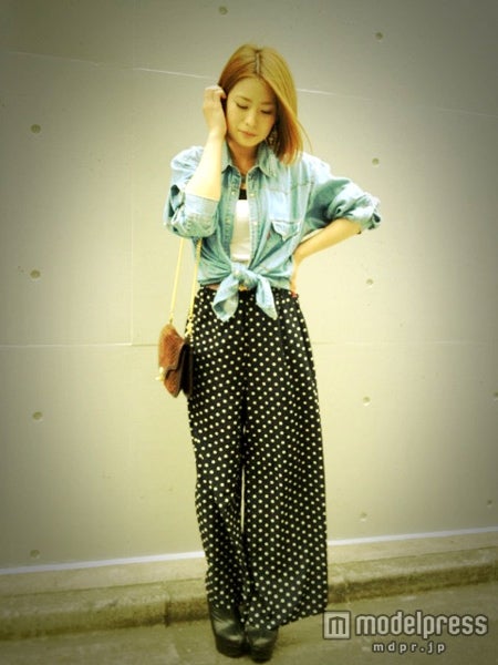 テーマ「ドットでガーリーコーデ」