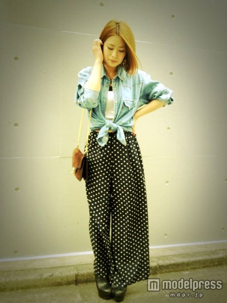 テーマ「ドットでガーリーコーデ」