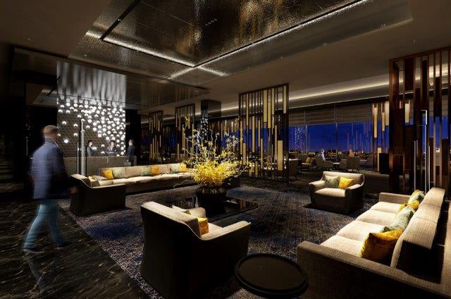 高級感溢れるホテルロビー／画像提供：住友不動産