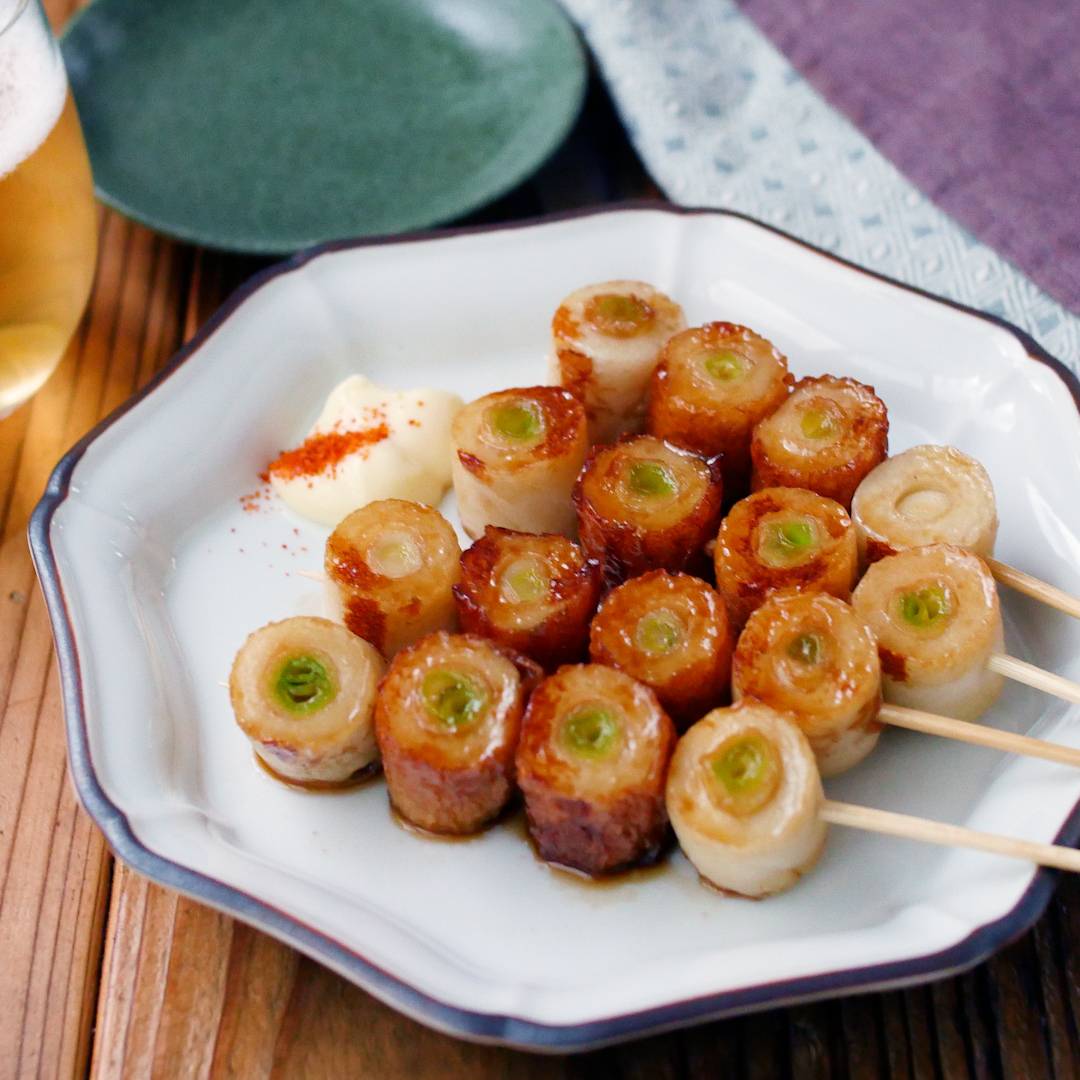 食材2つで!長ねぎちくわの照り焼き