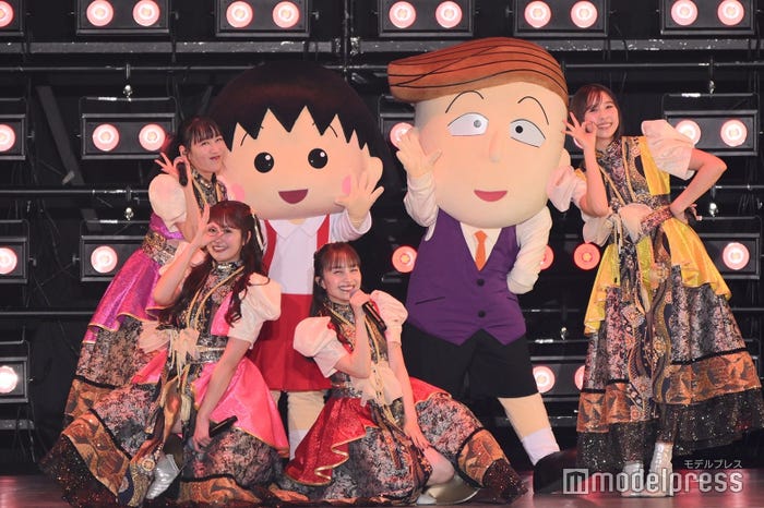ももいろクローバーZ、まる子、花輪クン(C)モデルプレス