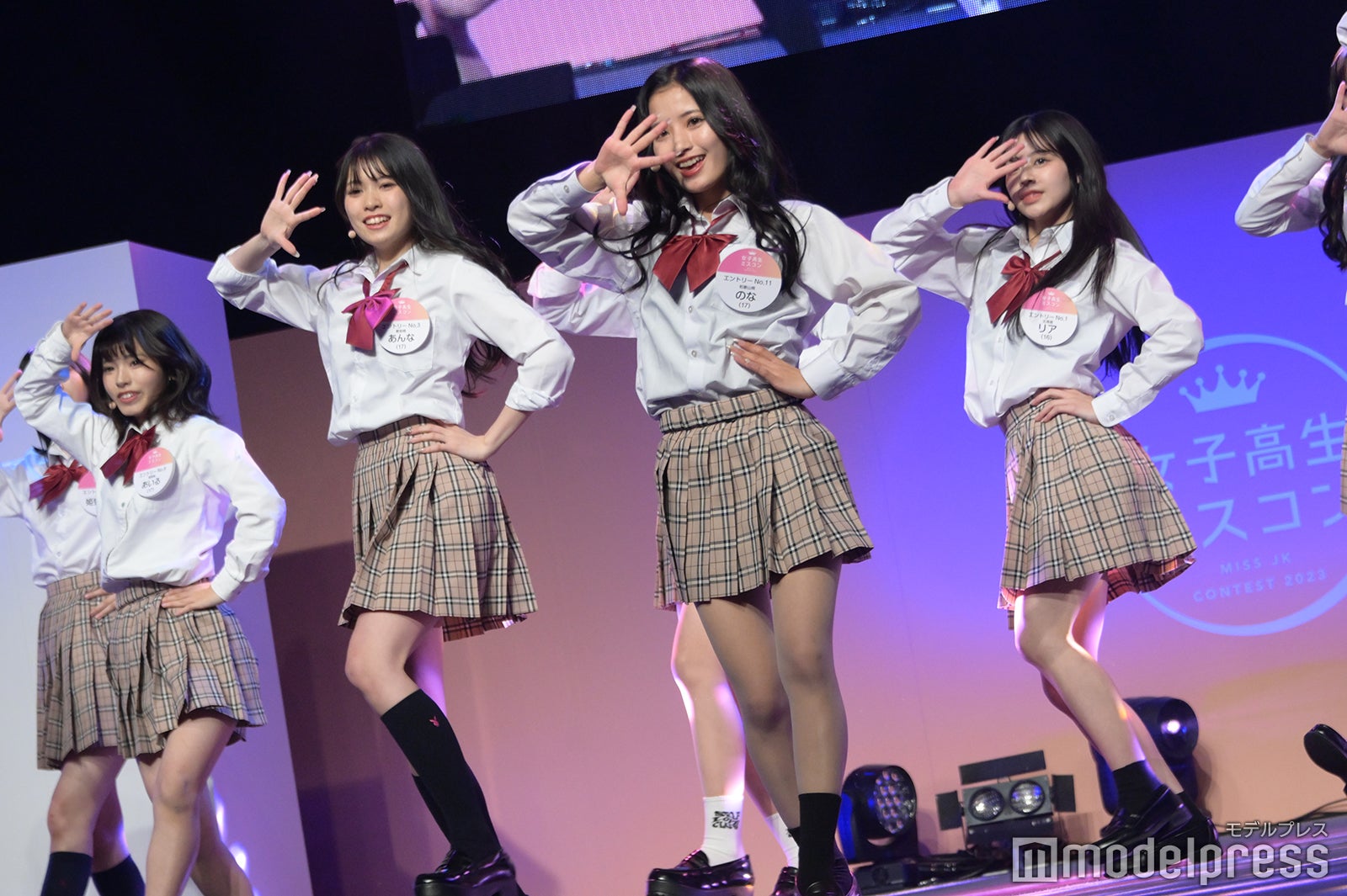 「女子高生ミスコン2023」ファイナル審査の様子（C）モデルプレス