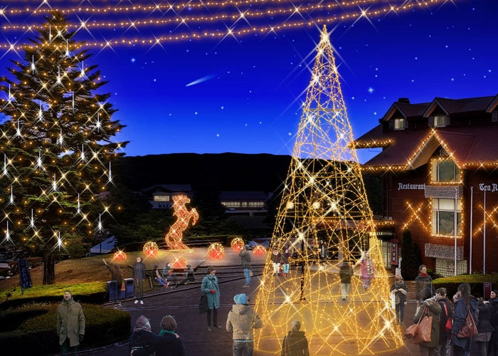 「フェスタ・ルーチェ in 那須りんどう湖レイクビュー」イメージ／画像提供：日本ビューホテル株式会社