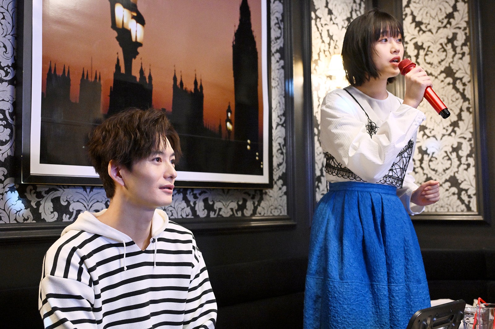 岡田将生、河合優実「不適切にもほどがある！」第7話より（C）TBS