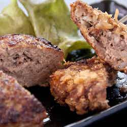 「肉屋 格之進 F」格之進こだわりのハンバーグ&メンチカツ/画像提供:AATJ