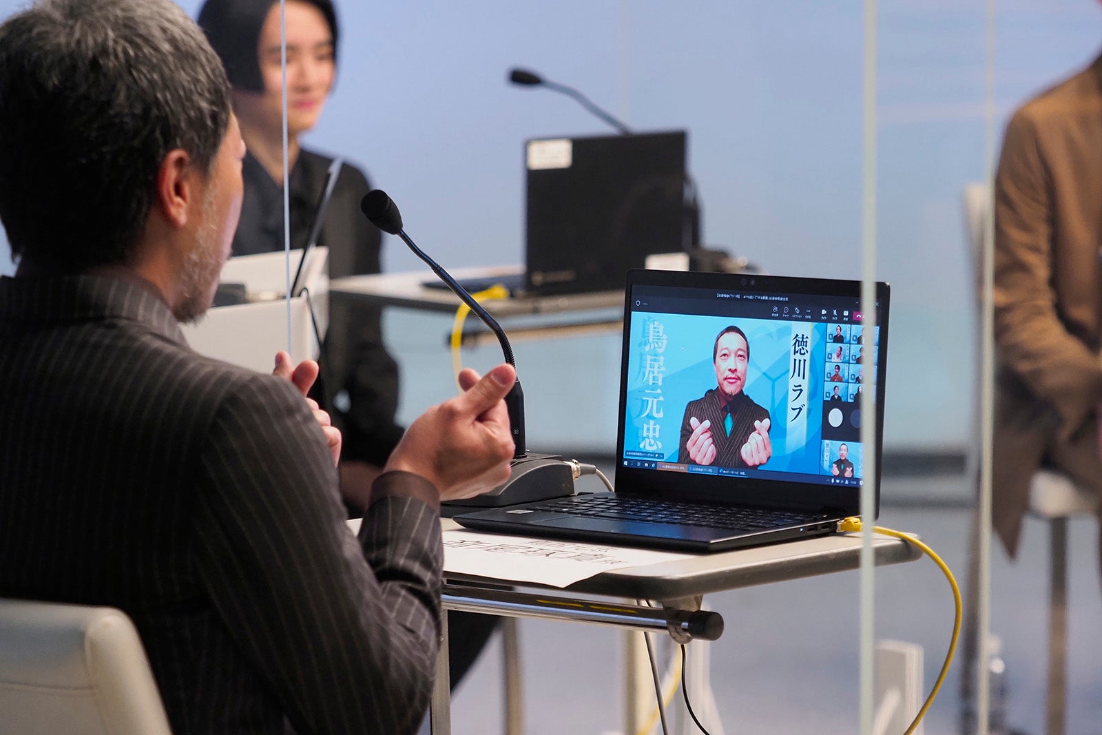 音尾琢真、板垣李光人 （C）NHK