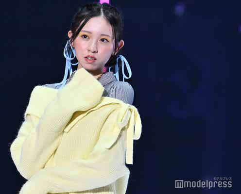 「オオカミくん」入江美沙希、イエローメイクで雰囲気ガラリ【TGC 2024 A/W】