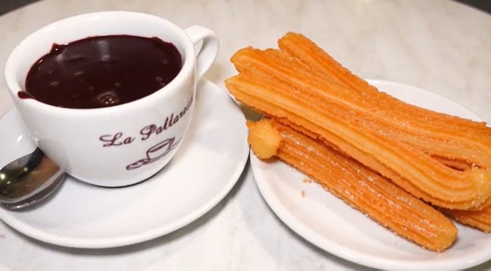 チュロス&ホットチョコレート(C)日本テレビ