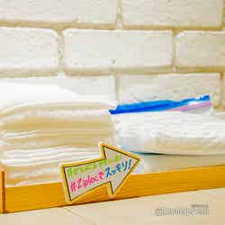 左が圧縮前で右が圧縮後(C)モデルプレス