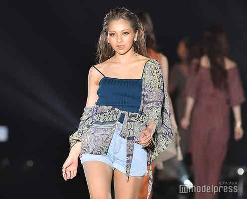 ゆきぽよ、オールバックヘアがかっこいい 圧巻スタイルに視線集中<TGC熊本2019>