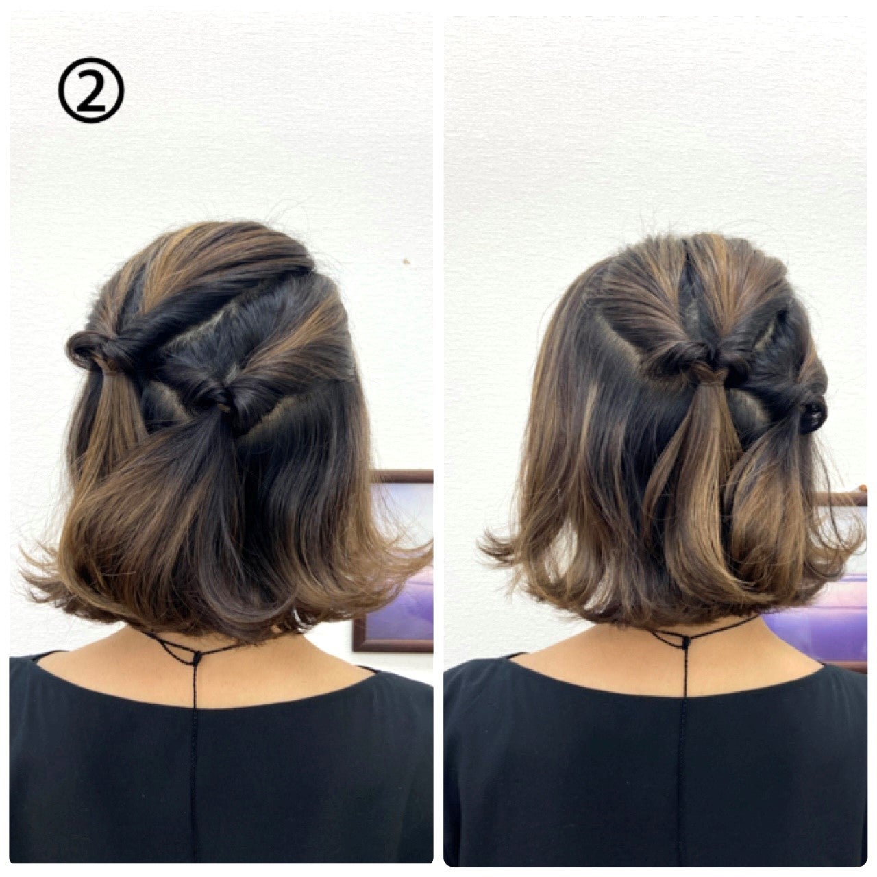 ボブヘア女子集合 ゴムだけ たった3分でできる 簡単あか抜けヘアアレンジ モデルプレス