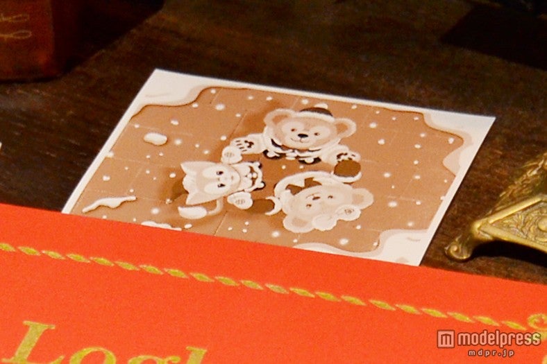 ダッフィー、シェリーメイ、ジェラトーニの冬の写真