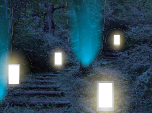 天龍峡ナイトミュージアム／画像提供：天龍峡温泉観光協会