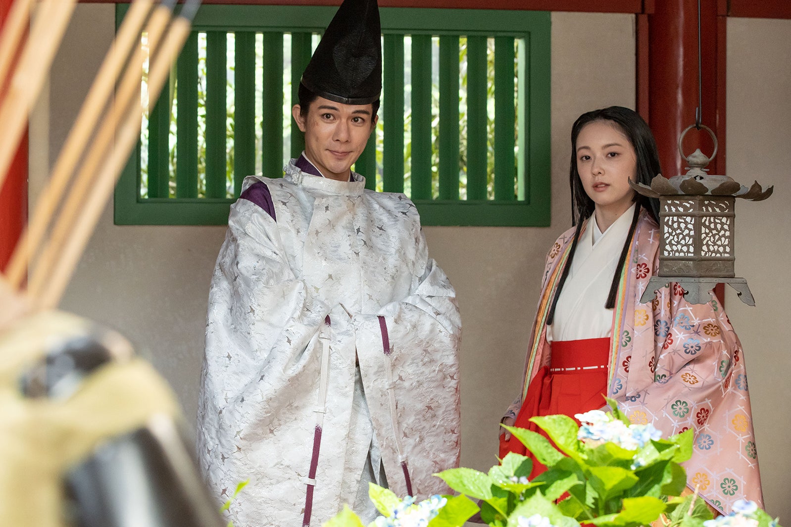 柿澤勇人、加藤小夏「鎌倉殿の13人」（C）NHK