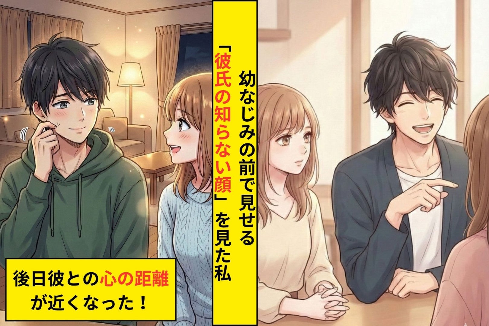 「あいつなら何言っても平気だから」→私には気を遣うのに、幼なじみにだけ見せる顔にモヤモヤした話
