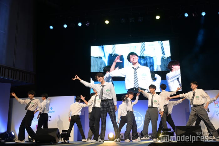 「男子高生ミスターコン2023」審査結果発表の様子(C)モデルプレス