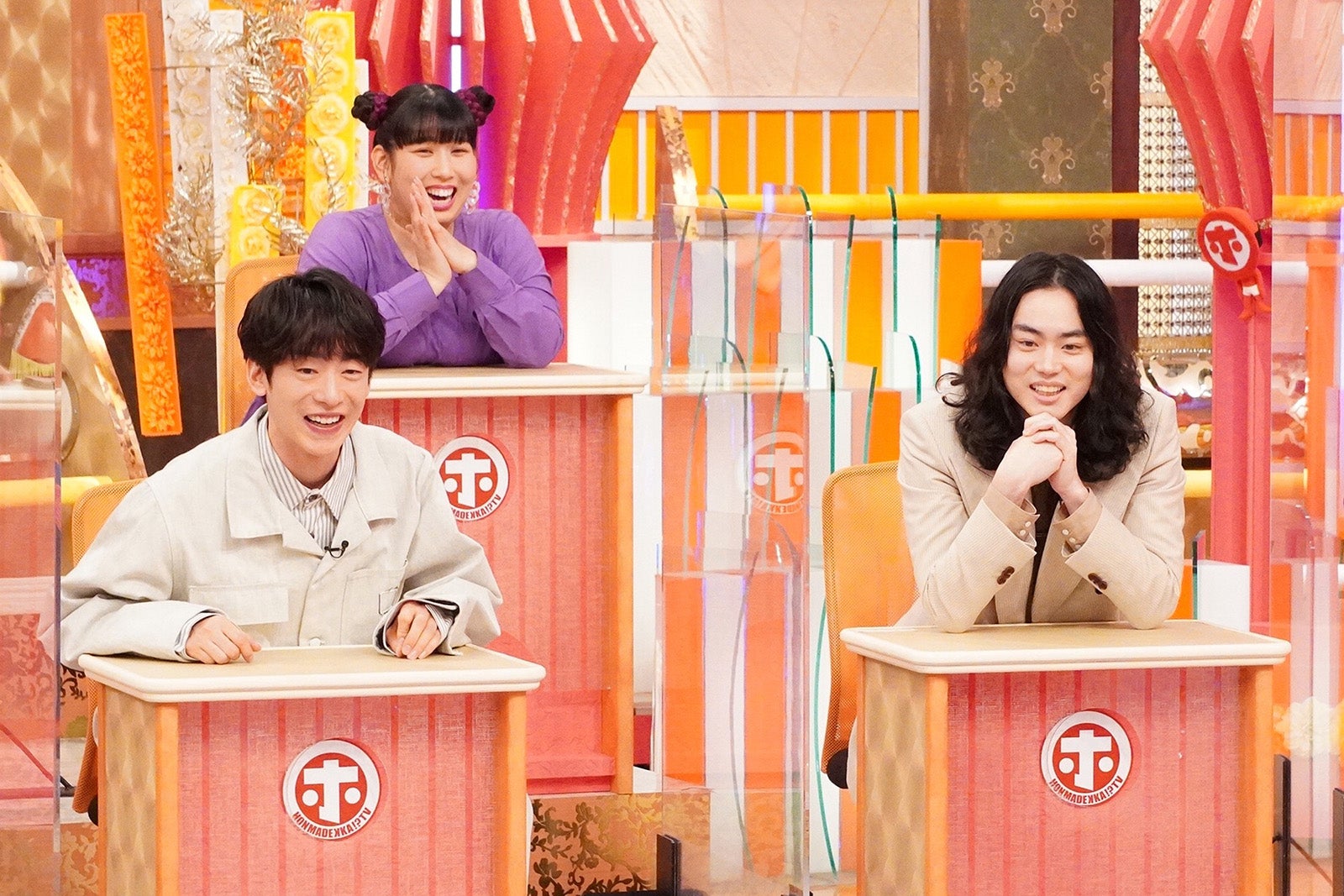 （左から）DJ松永、ゆめっち、菅田将暉（C）フジテレビ