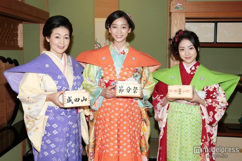 財前直見、杏、松浦雅（C）NHK