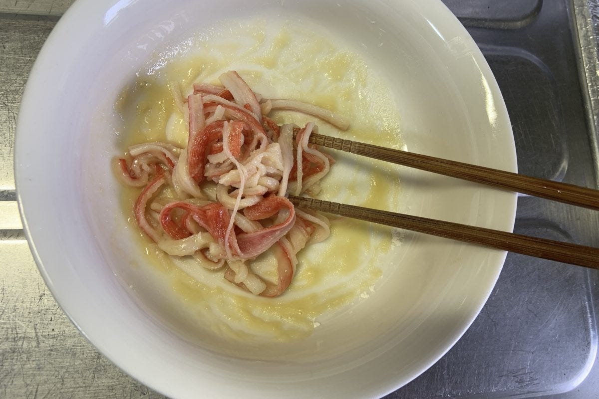 とろとろカニクリームトースト