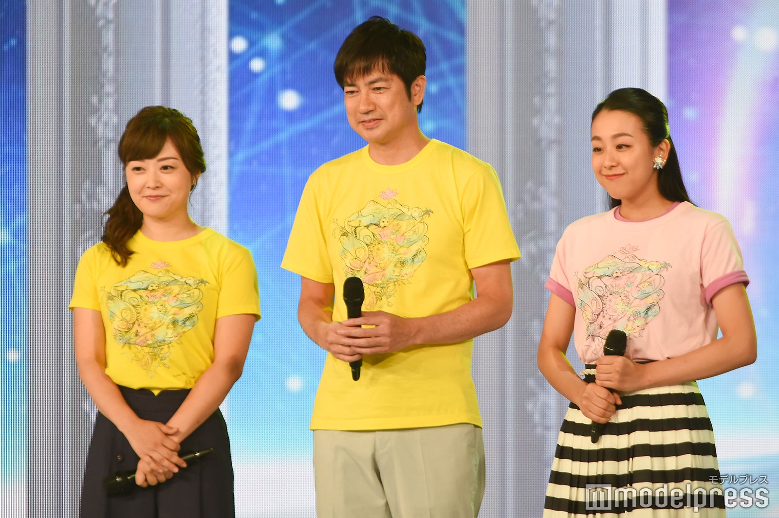 水卜麻美アナ、羽鳥慎一、浅田真央（C）モデルプレス