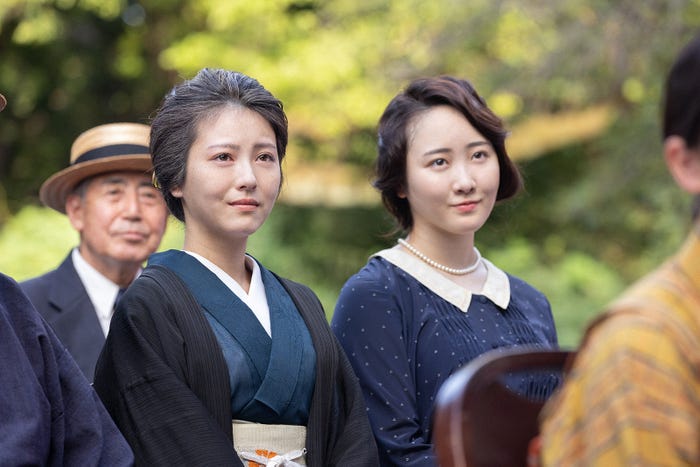 浜辺美波、本田望結「らんまん」第128話(C)NHK