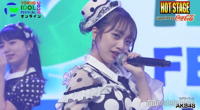 AKB48の「HOT STAGE」の様子「TOKYO IDOL FESTIVAL オンライン 2020」 (C)モデルプレス