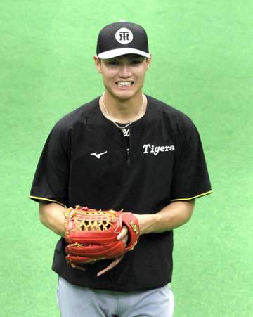 阪神・西純 福島の支配下登録を祝福「すごいおめでたい」 自身は理想の打球を追求「まだまだ打席に立っていかないと」