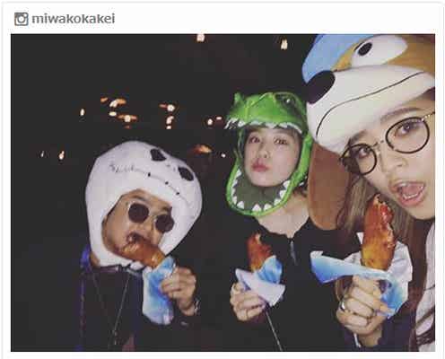 筧美和子&今井華&菅谷哲也、ディズニー満喫 “テラハトリオ”にファン歓喜