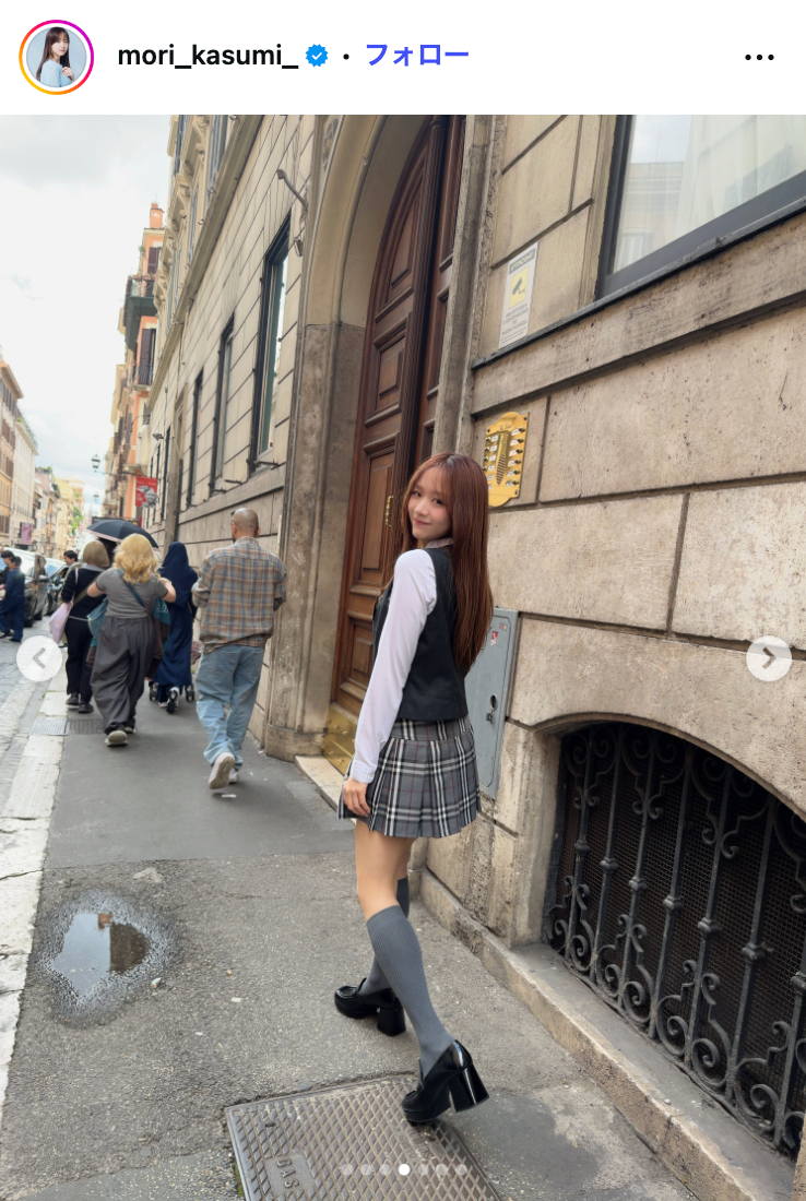 森香澄Instagramより