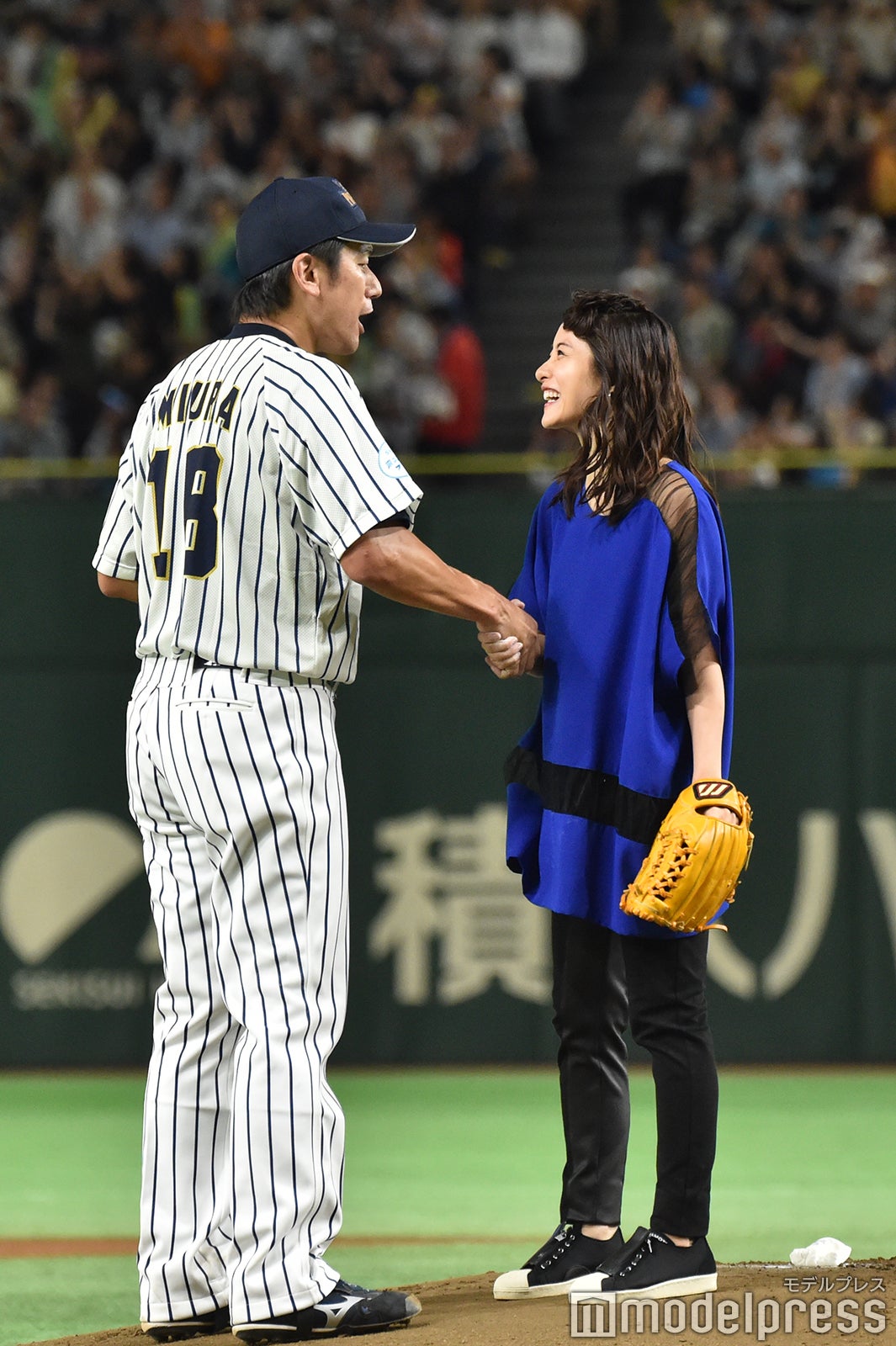 三浦大輔、石原さとみ（C）モデルプレス