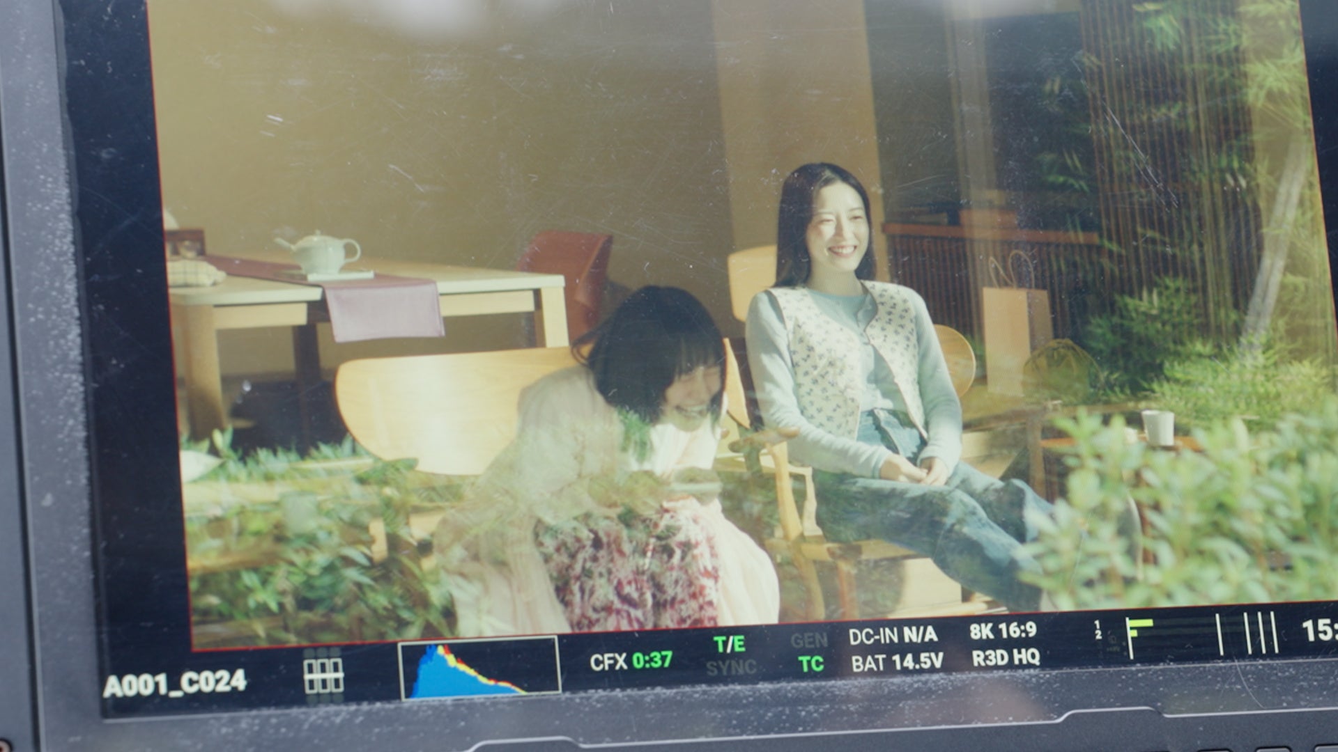 CMメイキングカット（提供写真）