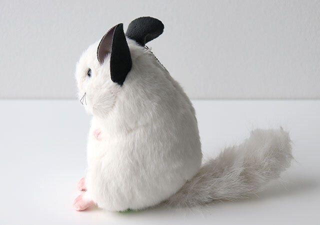 真横 吉徳チンチラのぬいぐるみポーチ真横